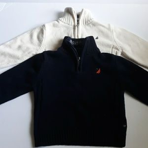 Set of 2 Nautica Quarter Zip Sweaters